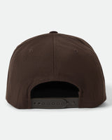 Brixton Oath III Snapback Pinecone Brown/Brown Suede