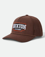 Brixton Pierson MP Snapback Pinecone Brown