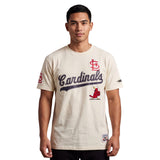 Pro Standard MLB Home Team Drop Shoulder Tee St. Louis Cardinals Eggshell