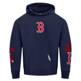 Pro Standard MLB Living Large Drop Shoulder Hood Boston Red Sox Navy