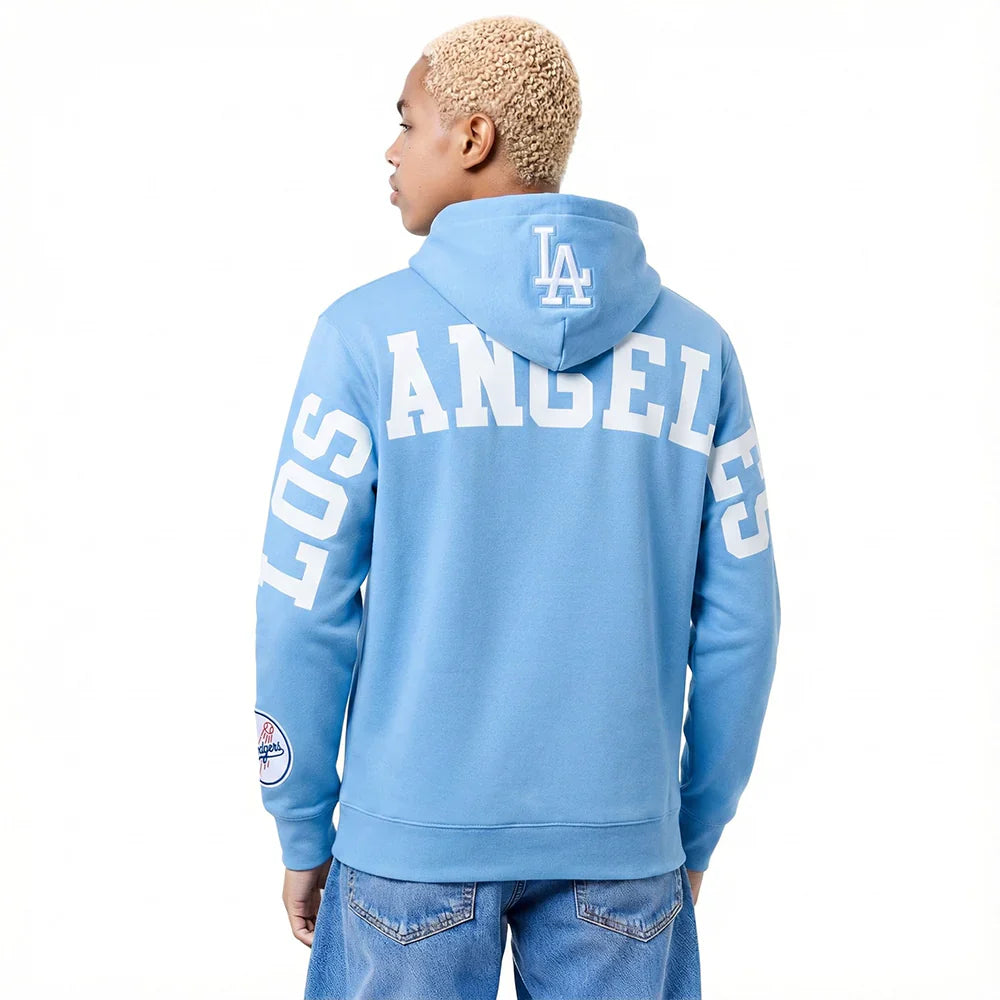 Pro Standard MLB WingSpan Drop Shoulder Hood Los Angeles Dodgers Uni Blue