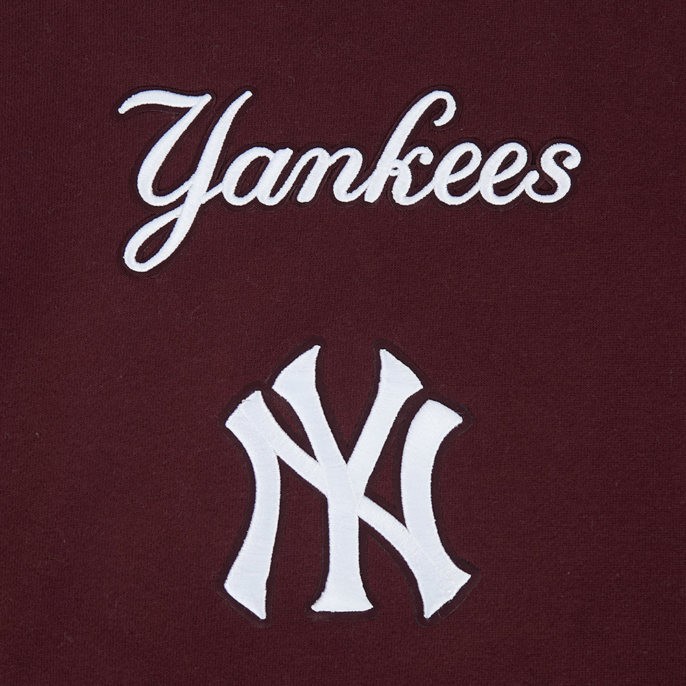 Pro Standard MLB WingSpan Drop Shoulder Hood New York Yankees Wine