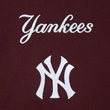 Pro Standard MLB WingSpan Drop Shoulder Hood New York Yankees Wine