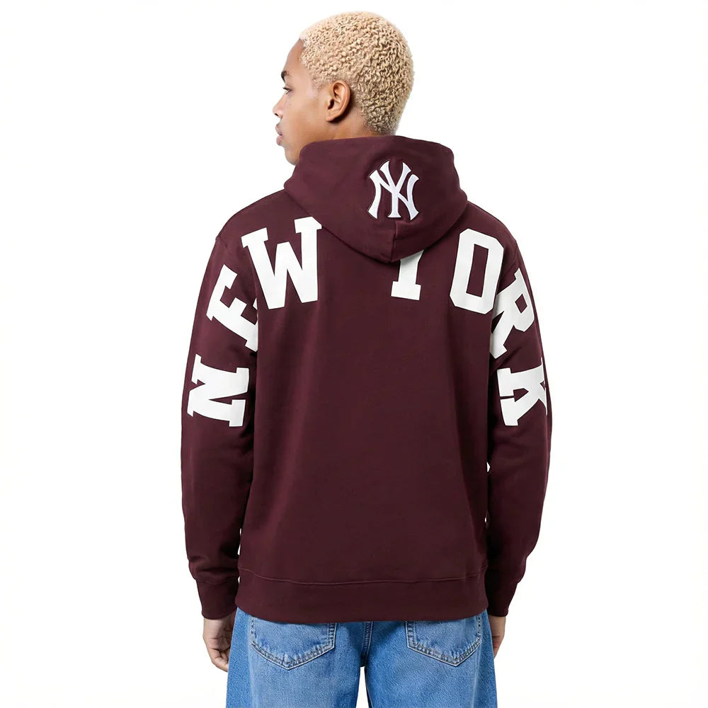 Pro Standard MLB WingSpan Drop Shoulder Hood New York Yankees Wine