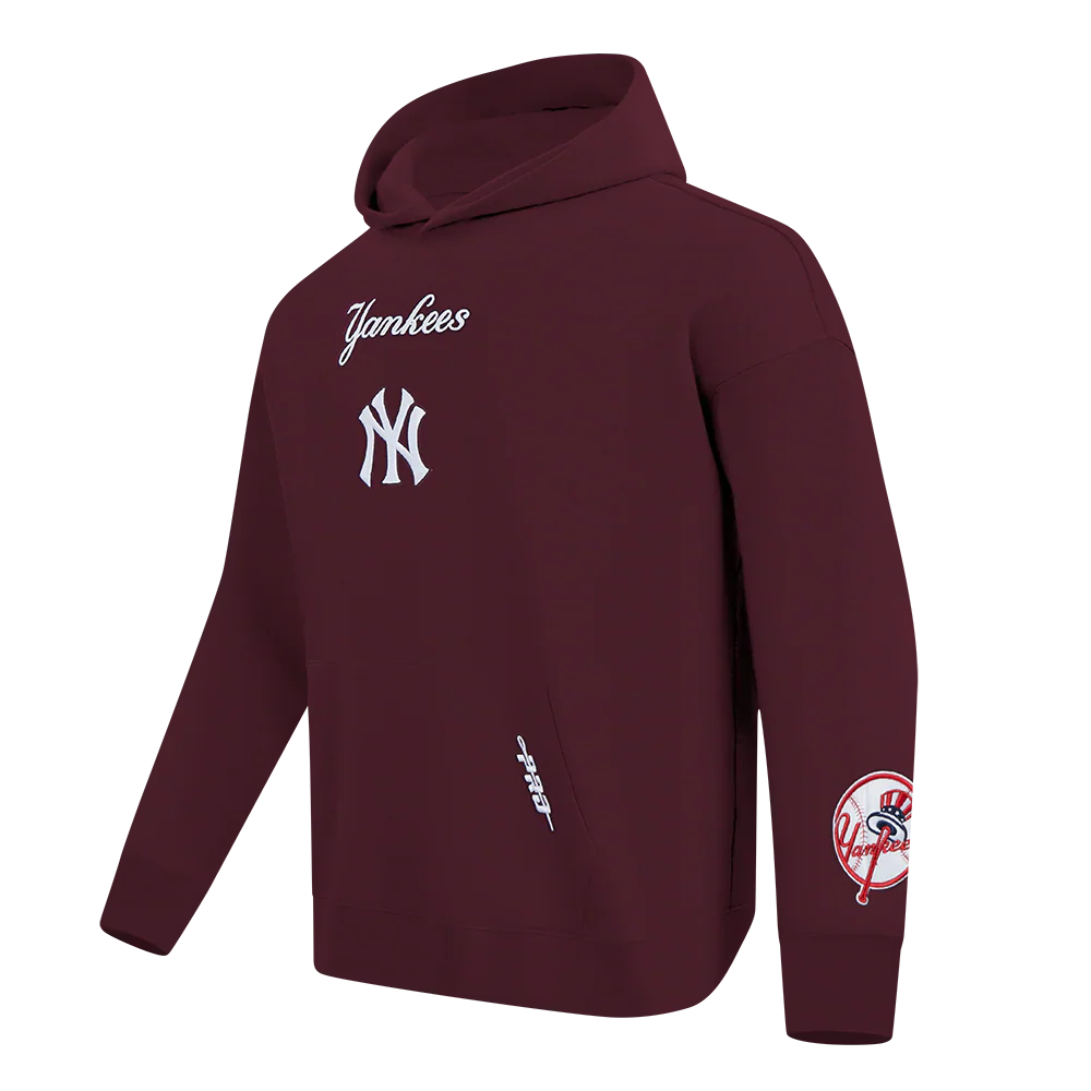 Pro Standard MLB WingSpan Drop Shoulder Hood New York Yankees Wine