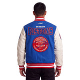 Pro Standard NBA Day One Varsity Jacket Detroit Pistons Royal
