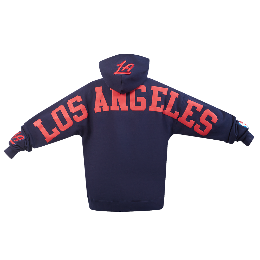 Pro Standard NBA WingSpan Drop Shoulder Hood Los Angeles Clippers Navy
