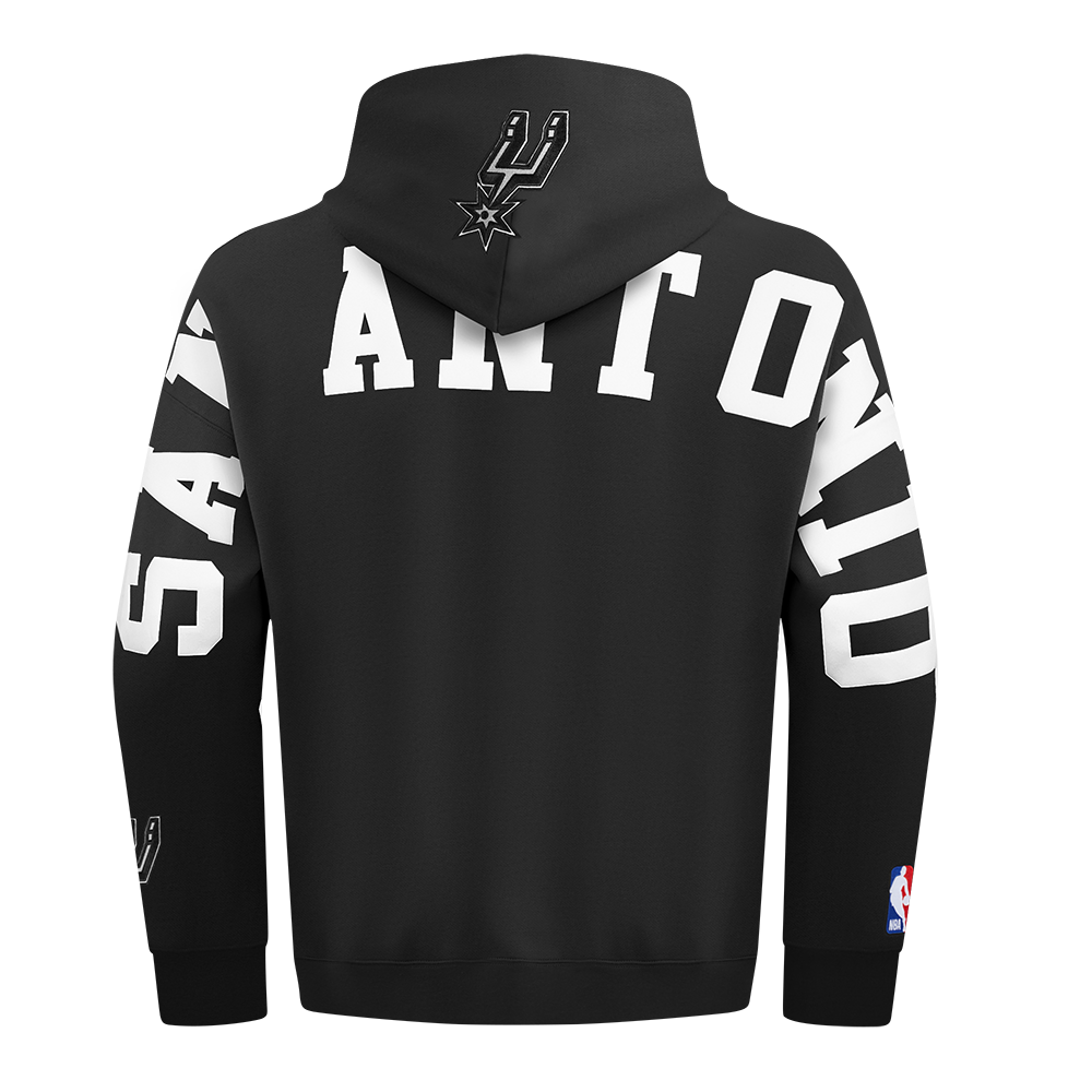 Pro Standard NBA WingSpan Drop Shoulder Hood San Antonio Spurs Black