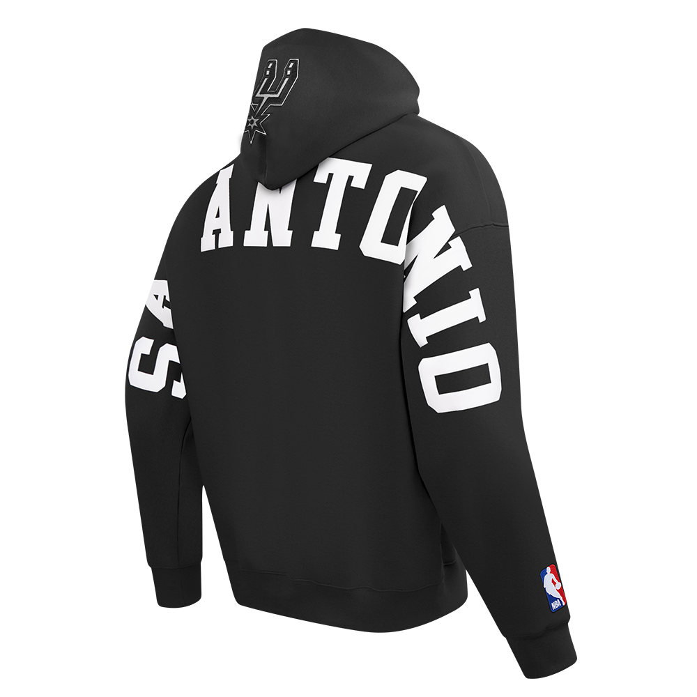 Pro Standard NBA WingSpan Drop Shoulder Hood San Antonio Spurs Black