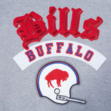 Pro Standard NFL Best Of Drop Shoulder Hoodie Buffalo Bills Dark Heather Grey