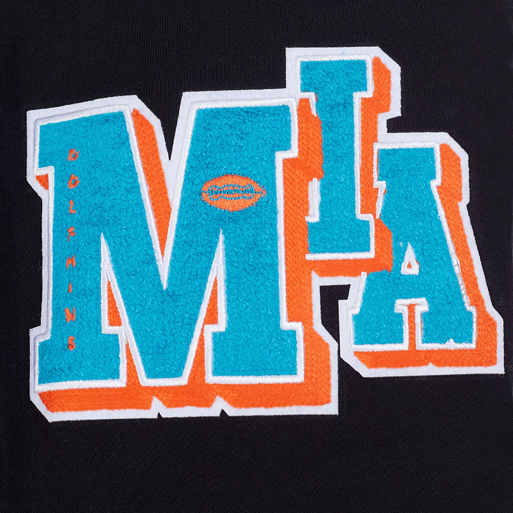 Pro Standard NFL Best Of Drop Shoulder Hoodie Miami Dolphins Black