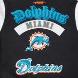 Pro Standard NFL Best Of Wool Varsity Jacket Miami Dolphins Black/White