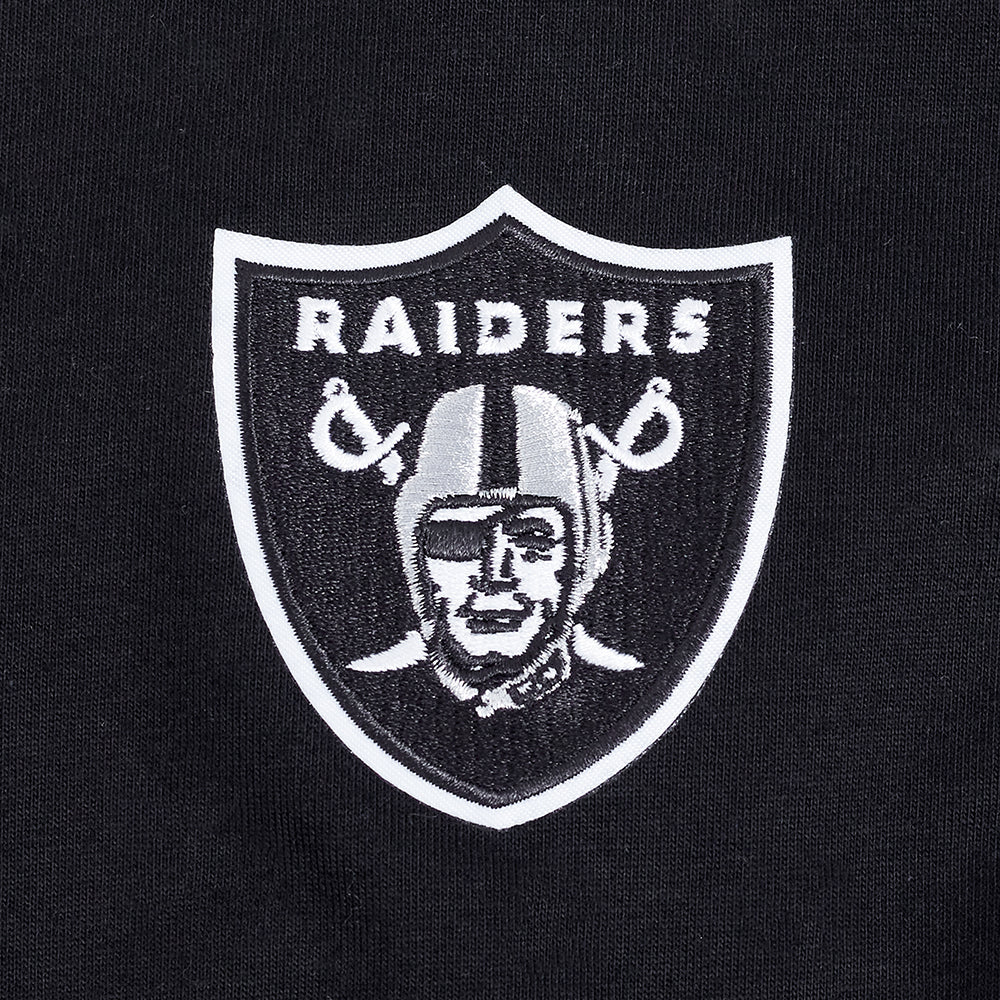 Pro Standard NFL Classic Icon Pro Drop Shoulder Tee Las Vegas Raiders Black