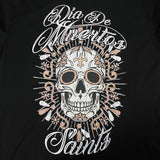 Pro Standard NFL Eternal Skull Drop Shoulder Tee New Orleans Saints Black