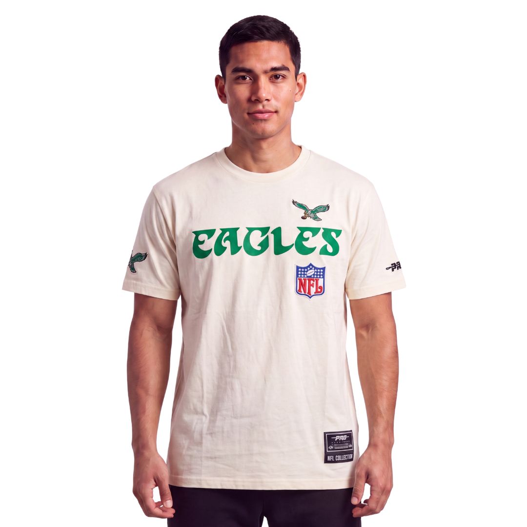 Pro Standard NFL Home Team Drop Shoulder Tee Philadelphia Eagles Eggshell