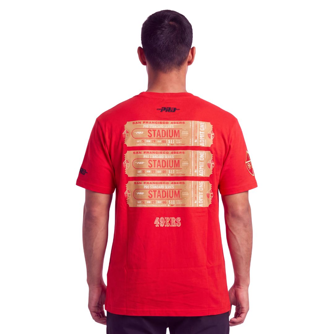 Pro Standard NFL Home Team Drop Shoulder Tee San Francisco 49ers Red