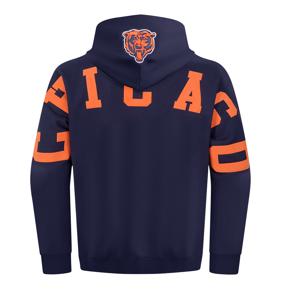 Pro Standard NFL WingSpan Drop Shoulder Hood Chicago Bears Navy