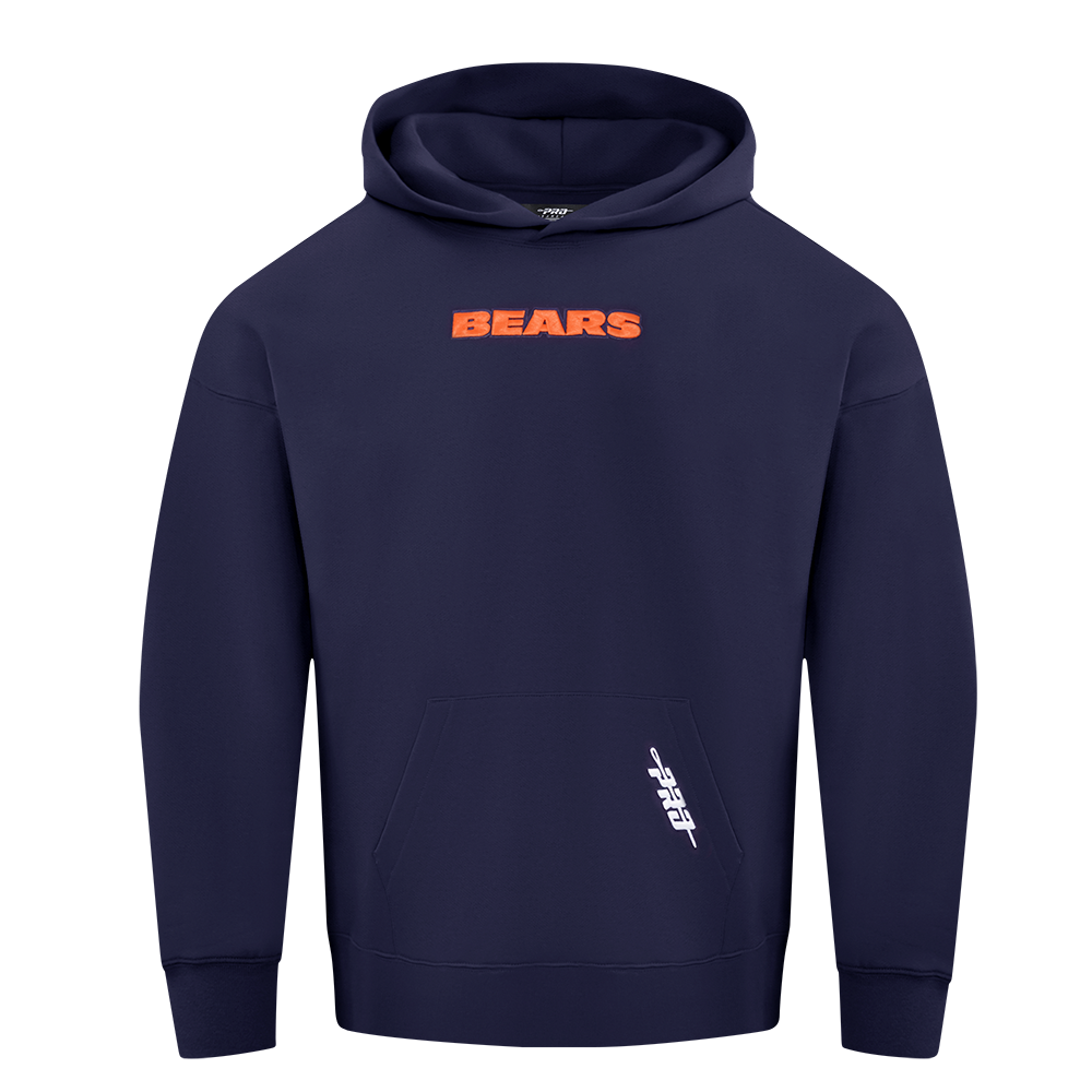 Pro Standard NFL WingSpan Drop Shoulder Hood Chicago Bears Navy