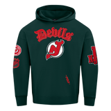 Pro Standard NHL Best Of Drop Shoulder Hoodie New Jersey Devils Forest Green