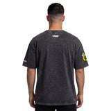 Pro Standard NHL Fire & Roses Drop Shoulder Tee Chicago Blackhawks Washed Black