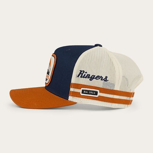 Ringers Western Big Rig Trucker Cap Navy/Burnt Orange