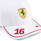 Puma Scuderia Ferrari Replica Cap Charles Leclerc #16 White