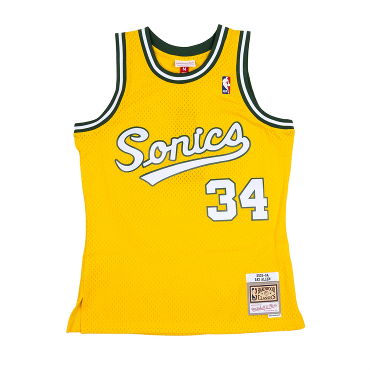 Mitchell & Ness NBA Swingman Jersey Seattle Supersonics Ray Allen 34 03-04