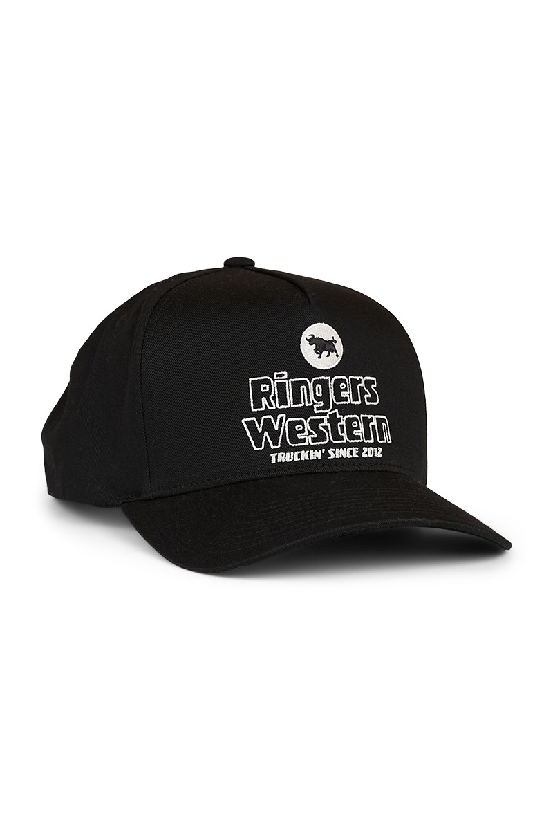 Ringers Western 110 Flexfit Truckin Baseball Cap Black