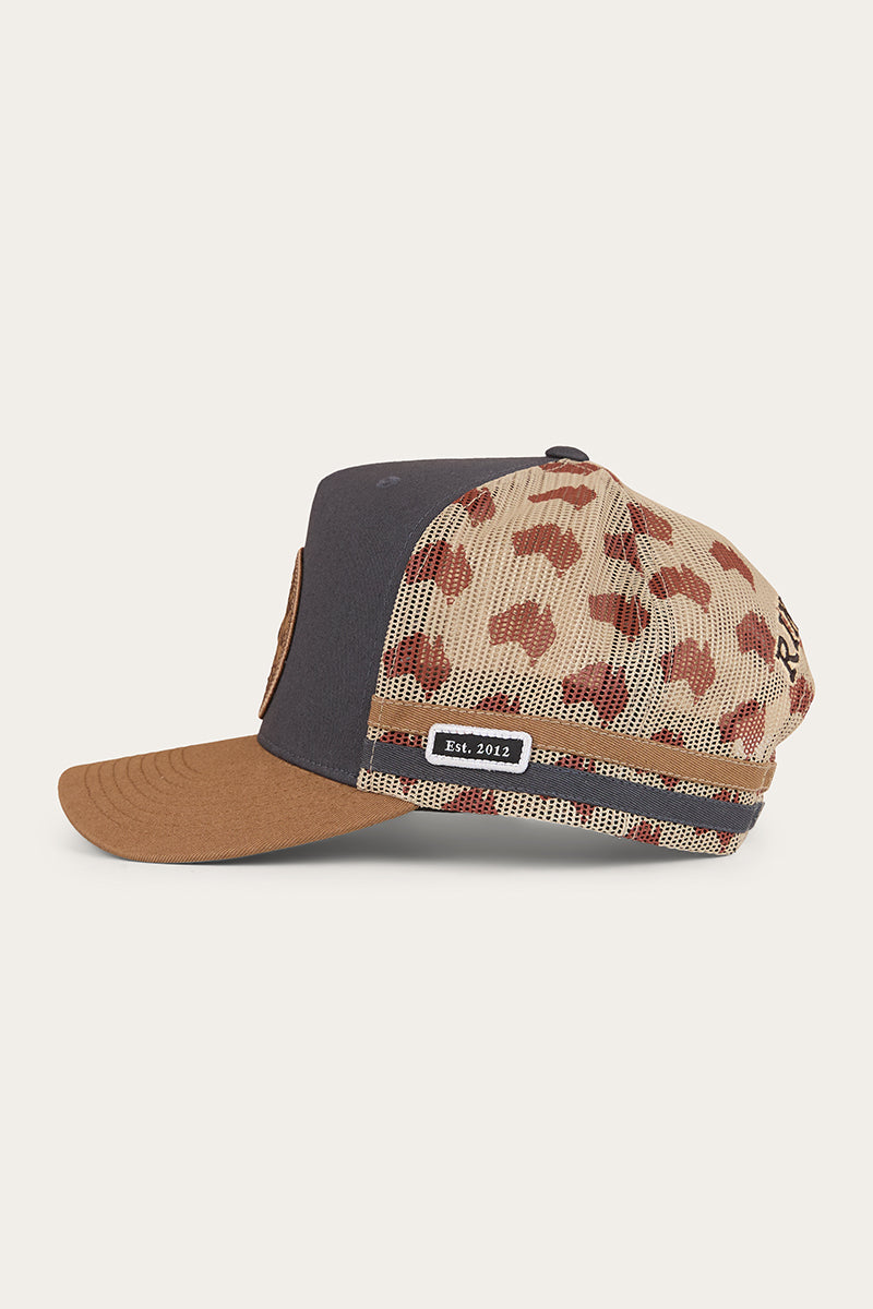 Ringers Western Aussie Rules Deep Fit Trucker Cap Charcoal/Clay