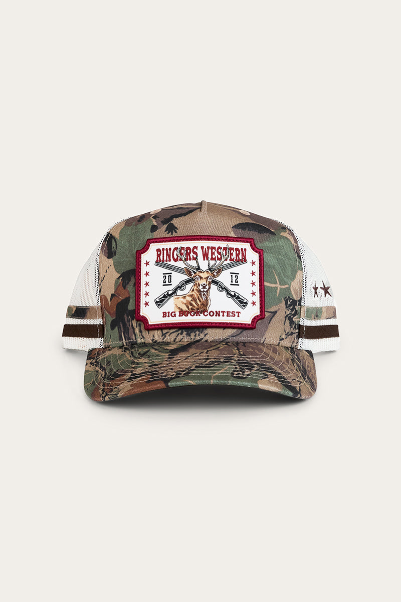 Ringers Western Big Buck Deep Fit Trucker Cap Camo
