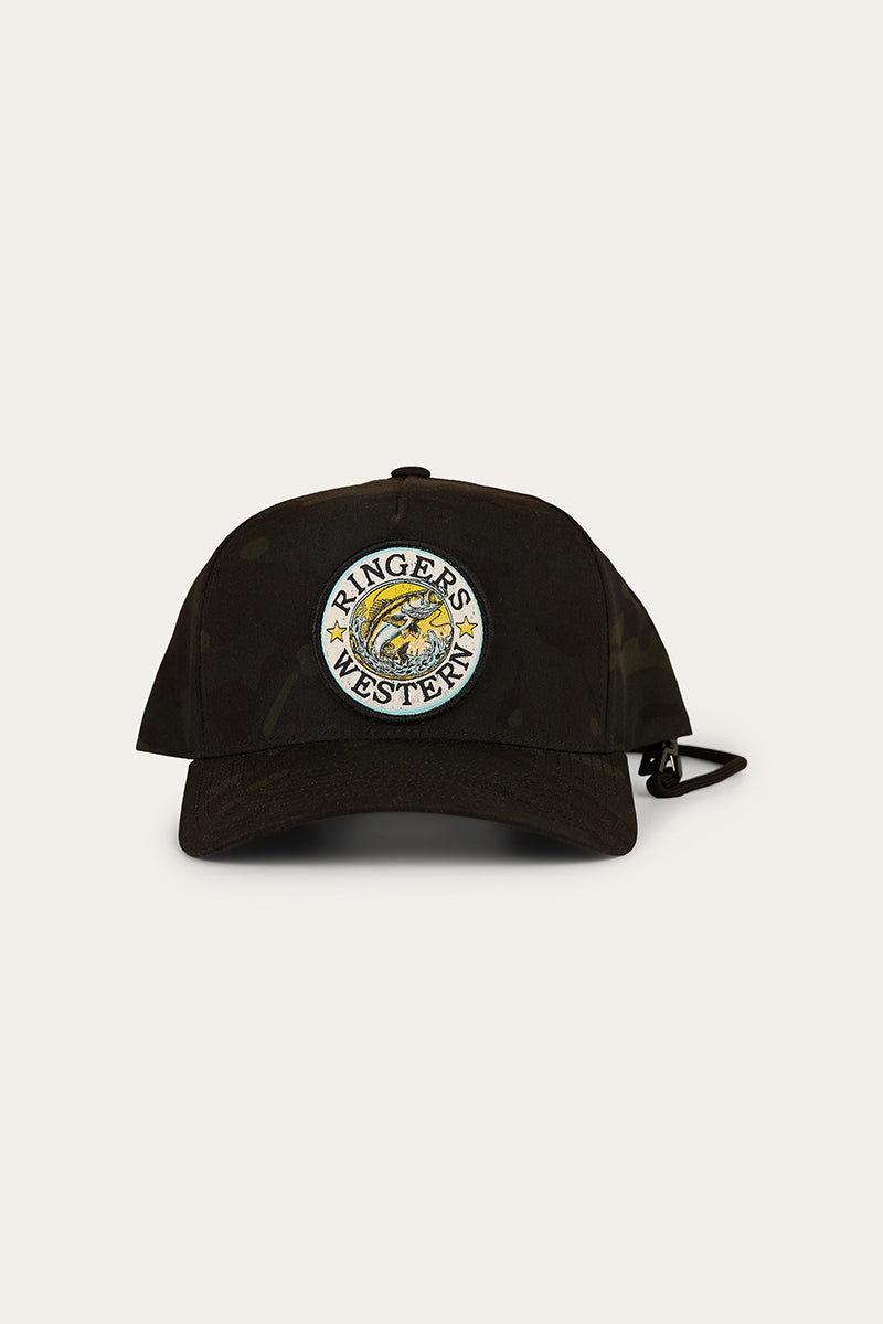 Ringers Western Big Catch Tech Baseball Cap Black Camo