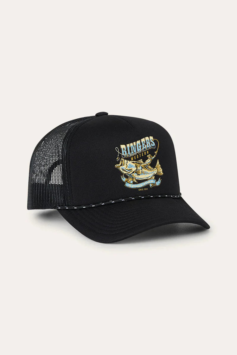 Ringers Western Bucking Barra Foam Cap Black