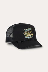 Ringers Western Bucking Barra Foam Cap Black