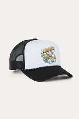 Ringers Western Bucking Barra Foam Cap White/Black