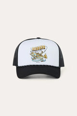 Ringers Western Bucking Barra Foam Cap White/Black
