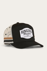 Ringers Western Country Club Deep Fit Trucker Cap Black