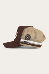 Ringers Western Country Club Deep Fit Trucker Cap Saddle Brown