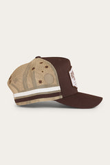 Ringers Western Country Club Deep Fit Trucker Cap Saddle Brown