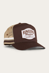 Ringers Western Country Club Deep Fit Trucker Cap Saddle Brown