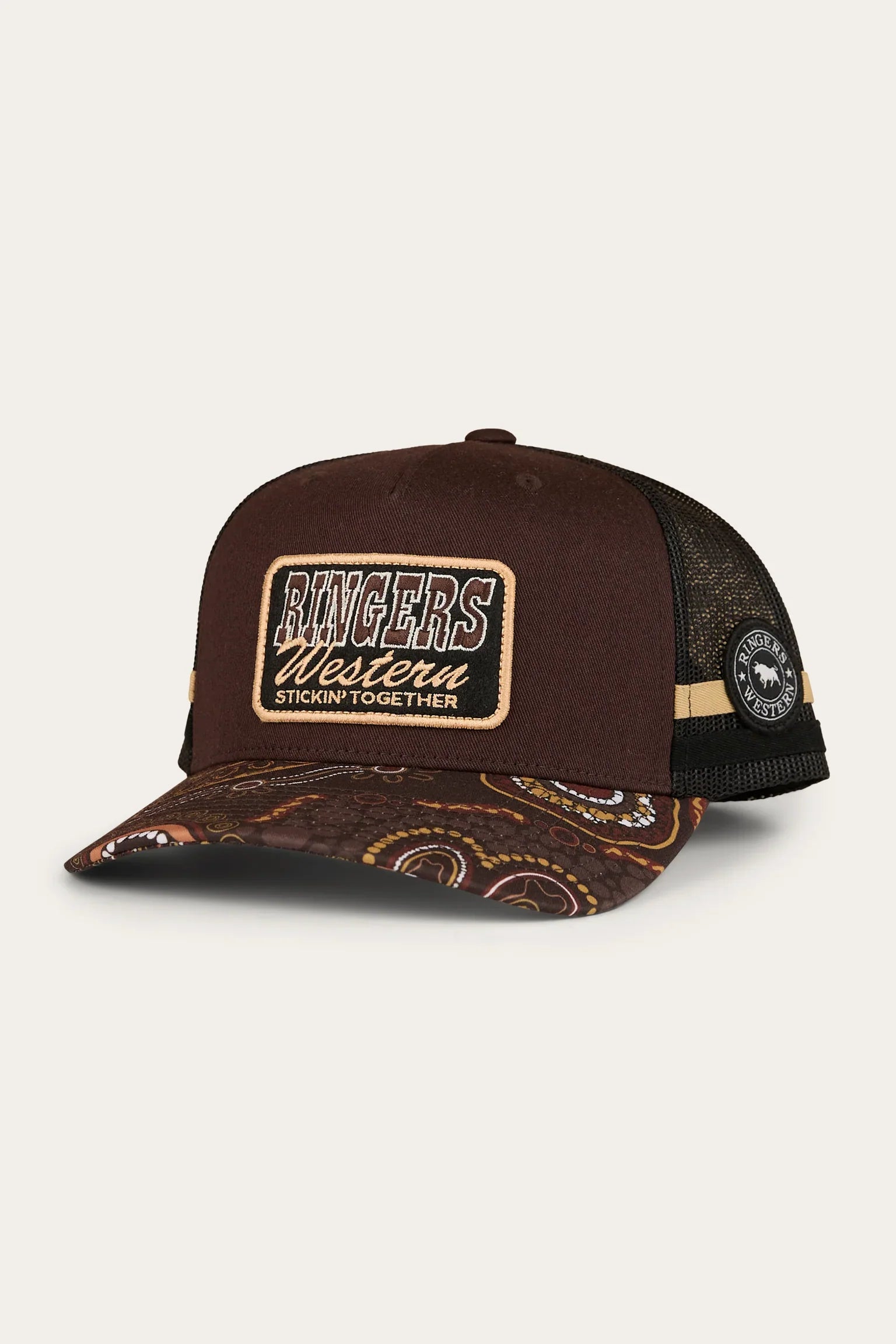 Ringers Western Garbala Trucker Cap Dark Chocolate