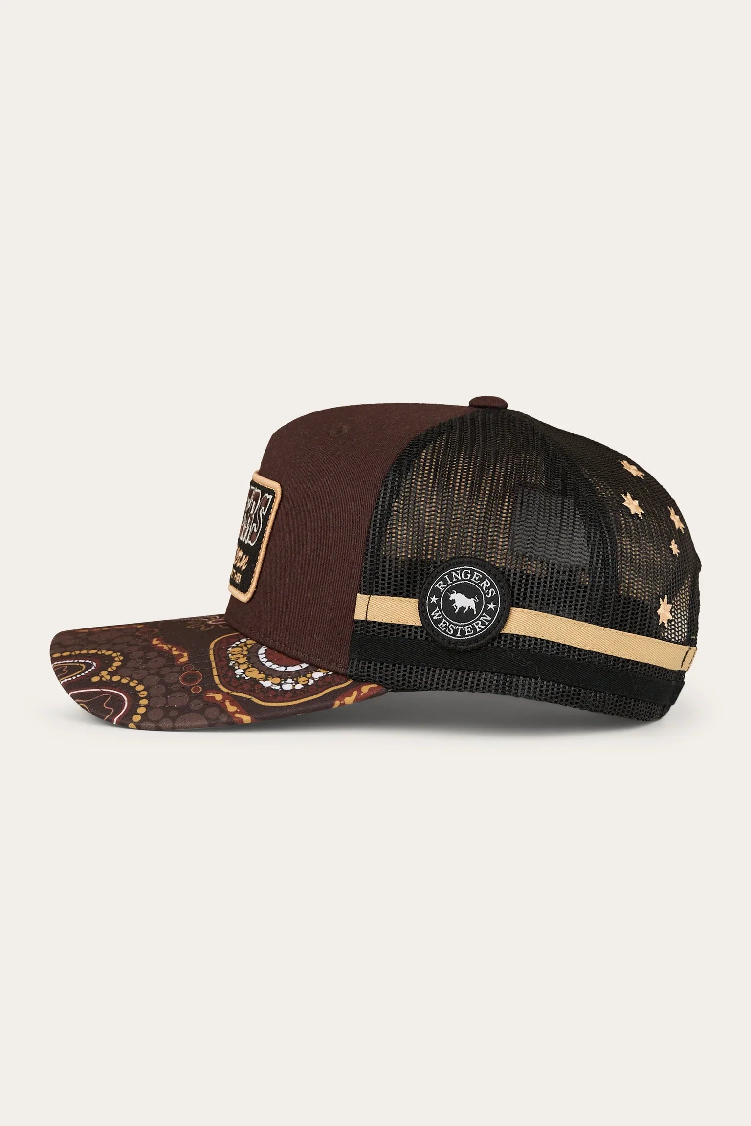 Ringers Western Garbala Trucker Cap Dark Chocolate