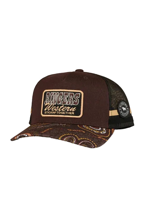 Ringers Western Garbala Trucker Cap Dark Chocolate