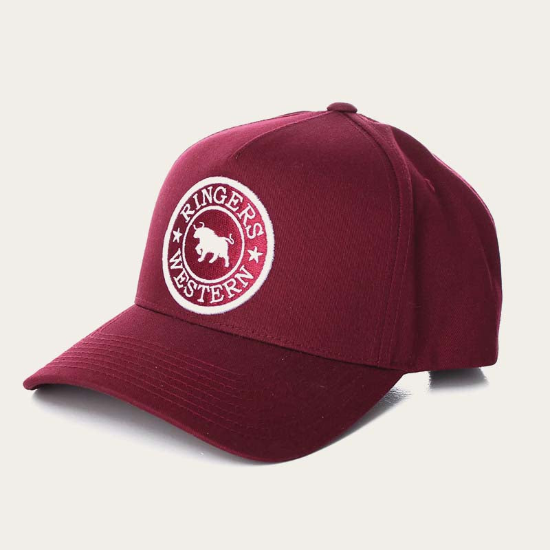 Ringers Western Grover Baseball Cap Burgundy