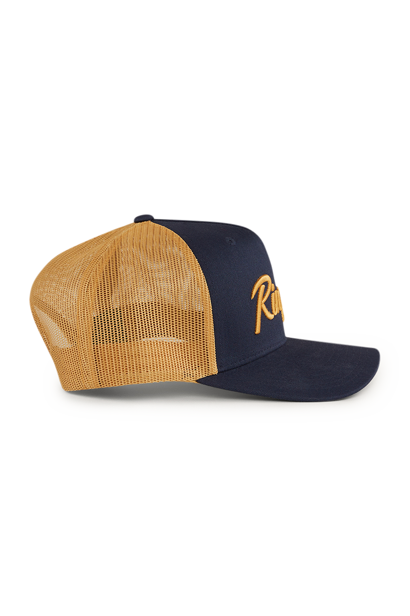 Ringers Western Hackett Trucker Cap Navy/Clay