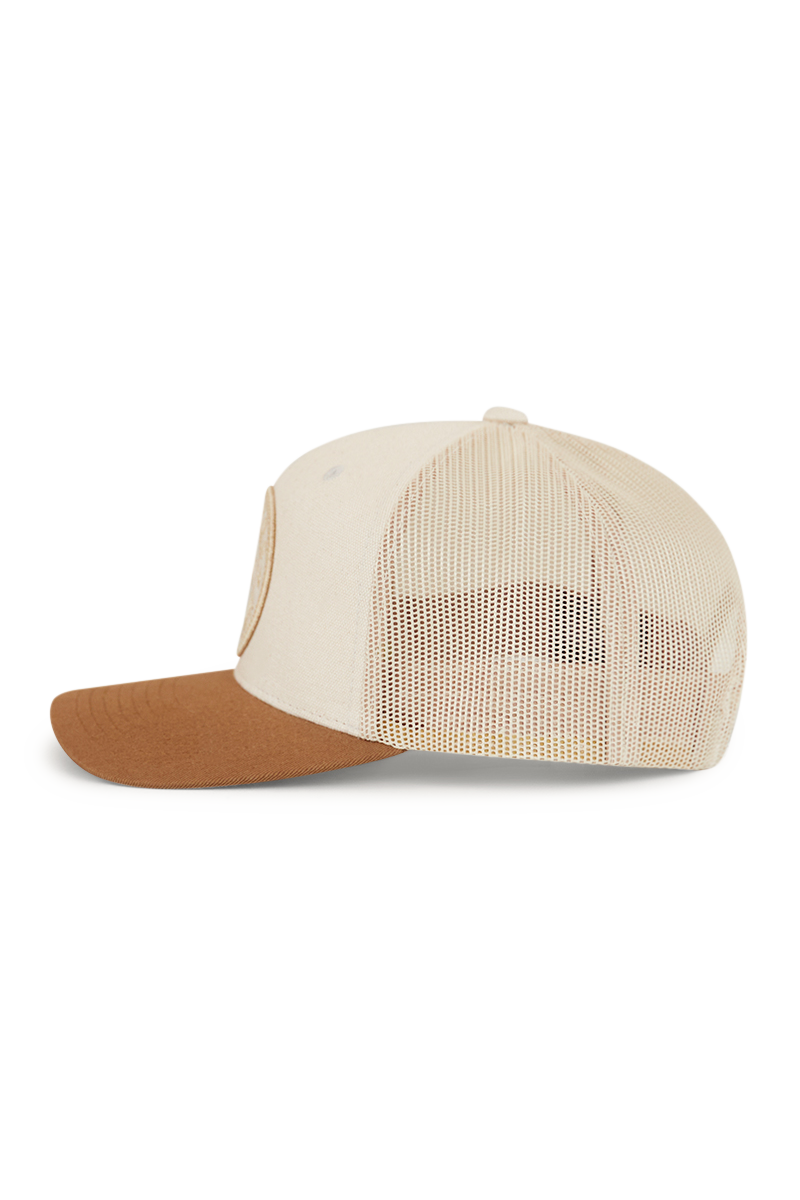 Ringers Western Kids Signature Bull Trucker Cap Beige/Clay