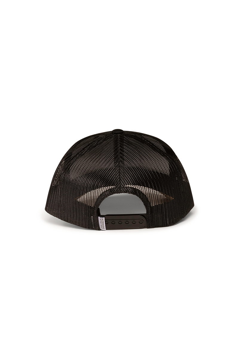 Ringers Western Kids Signature Bull Trucker Cap Black/Gold