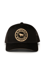 Ringers Western Kids Signature Bull Trucker Cap Black/Gold