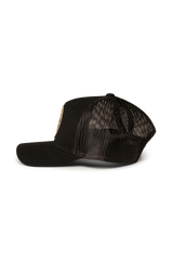 Ringers Western Kids Signature Bull Trucker Cap Black/Gold