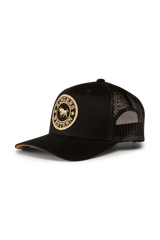 Ringers Western Kids Signature Bull Trucker Cap Black/Gold