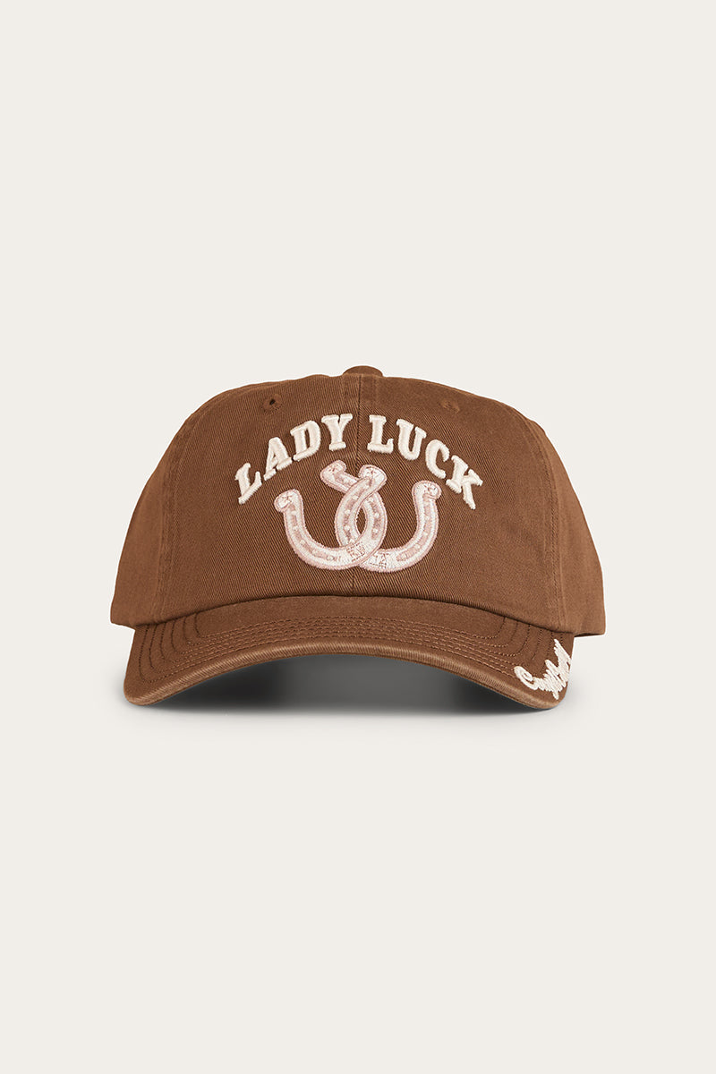 Ringers Western Lady Luck Baseball Cap Saddle Brown